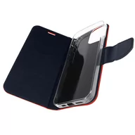 Etui i futerały do telefonów - Etui Folio iPhone 14 Pro Etui z uchwytem na karty Stojak wideo Dwukolorowy Czerwony - miniaturka - grafika 1
