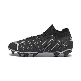 PUMA Męskie buty piłkarskie Future Match Fg/Ag, Puma Black Puma Silver, 40 EU - Piłka nożna - miniaturka - grafika 1