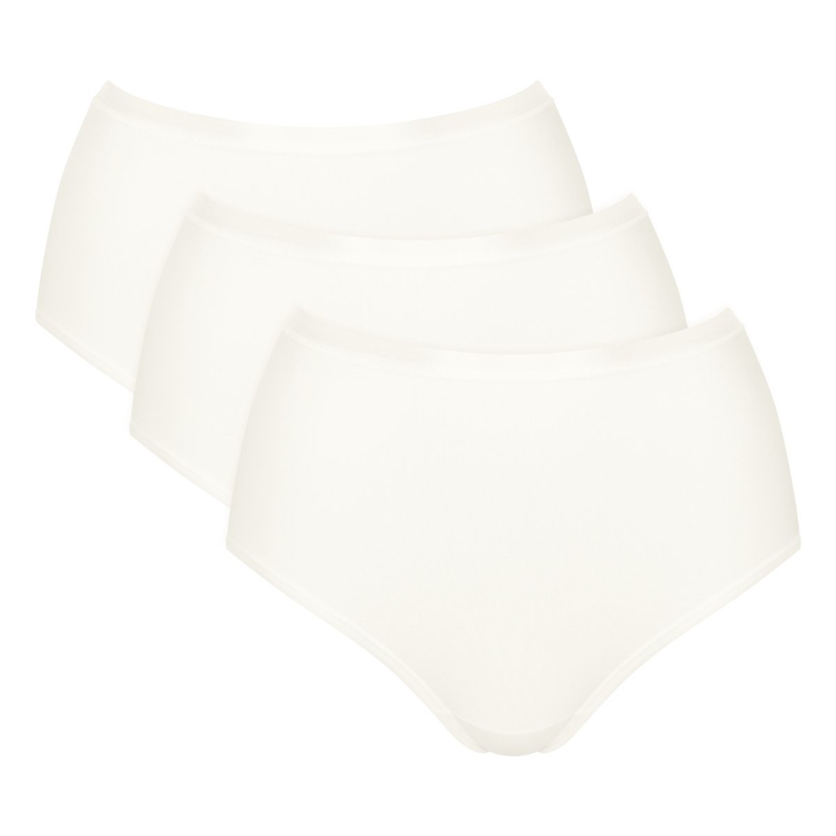BAWEŁNIANE majtki Z WYSOKIM STANEM Sloggi GO Daily Cotton Highwaist 3P S