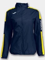 Kurtki i kamizelki sportowe damskie - Joma Kurtka przeciwdeszczowa w kolorze granatowo-żółtym - miniaturka - grafika 1