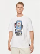 Koszulki męskie - Puma T-Shirt Hoops Deck 624776 Biały Regular Fit - miniaturka - grafika 1