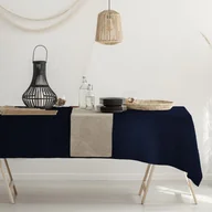 Obrusy i serwetki - Bieżnik 60x120 Plamoodporny Viva Granatowy - miniaturka - grafika 1