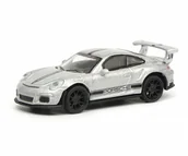Samochody i pojazdy dla dzieci - Schuco Porsche 911 Gt3 Rs Silver  1:87 452630700 - miniaturka - grafika 1