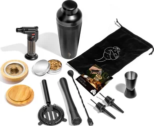 Gadget Master Zestaw barmański z wędzeniem whisky DELUXE 2w1 - Akcesoria do grilla - miniaturka - grafika 1