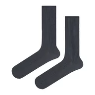 Skarpetki męskie - Skarpety garniturowe szare EM 2 - EM Men's Accessories - miniaturka - grafika 1