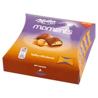Bombonierki i czekoladki - Milka Praliny Moments Toffee Wholenut 97g CMOZ.9125 - miniaturka - grafika 1