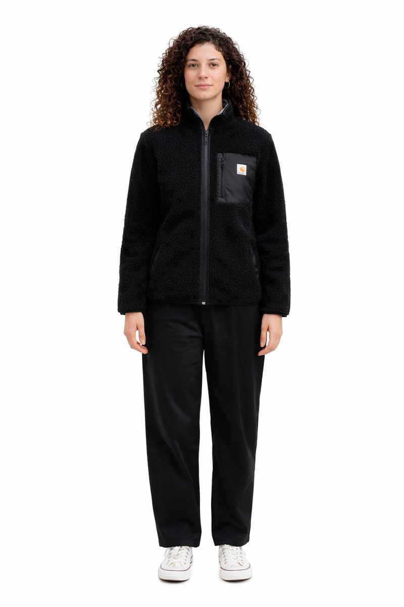 CARHARTT CZARNA KURTKA DAMSKA Z KIESZENIĄ NA PIERSI M I2C