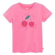 Koszulki dla dziewczynek - Cool Club, T-shirt dziewczęcy, koralowy - miniaturka - grafika 1