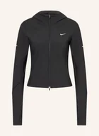 Kurtki damskie - Nike Kurtka Do Biegania Softshell Swift schwarz - miniaturka - grafika 1