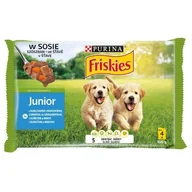 Mokra karma dla psów - Friskies Dog Szczenięta Kurczak i marchewka w sosie Saszetka 100g 13061 - miniaturka - grafika 1