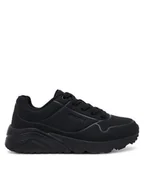 Buty dla chłopców - Skechers Sneakersy 403694L/BBK Czarny - miniaturka - grafika 1