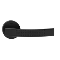 Klamki - Metal-Bud Klamka Astra na rozecie czarna - miniaturka - grafika 1