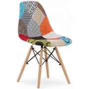 Krzesła - Komplet kolorowych krzeseł kuchennych 4 szt Romero - miniaturka - grafika 1