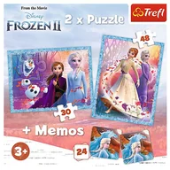 Puzzle - Trefl Puzzle 2w1 + memos Tajemnicza kraina - miniaturka - grafika 1