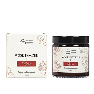 Świeca Zapachowa Z Wosku Pszczelego - Róża 120Ml - Świece - miniaturka - grafika 1