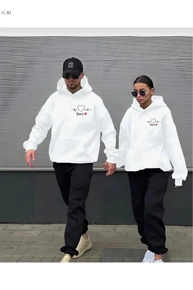 GŁADKI DRES KOMPLET DAMSKI SPORTOWY OVERSIZE BIAŁY M/XL 5IA