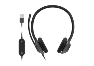 Cisco Headset 322 Przewodowa Opaska na głowę Biuro/centrum telefoniczne USB Typu-A Czarny - Słuchawki - miniaturka - grafika 1