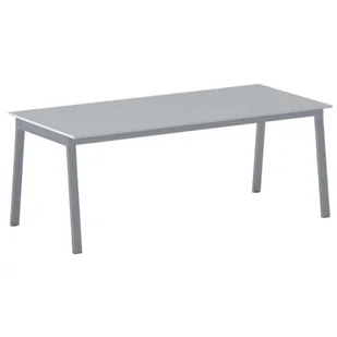 B2B Partner Stół PRIMO BASIC z szarosrebrnym stelażem, 2000 x 900 x 750 mm, szary 499071 - Stoły warsztatowe - miniaturka - grafika 1