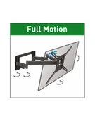 Uchwyty do telewizora - Barkan Flat/ Curved TV Wall Mount 4800 Wall mount, Full motion, 40-90 '', Maximum weight capacity 60 kg - miniaturka - grafika 1
