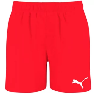 Spodenki kąpielowe męskie Puma Swim Medium Lenght 1P czerwone 935088 02-M - Spodenki męskie - miniaturka - grafika 1