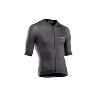 Koszulki rowerowe - Koszulka rowerowa męska NORTHWAVE FAST Jersey czarna - miniaturka - grafika 1