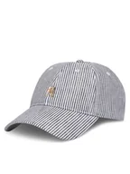 Czapki damskie - Tommy Hilfiger Czapka z daszkiem Premiu Beach AW0AW17141 Niebieski - miniaturka - grafika 1