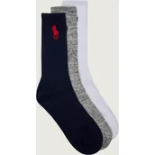 Skarpetki męskie - POLO RALPH LAUREN Skarpety 3-pack CREW - miniaturka - grafika 1