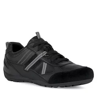 Półbuty męskie - Sneakersy Geox U Ravex U043FA 0PTEK C9270 Black/Anthracite - grafika 1