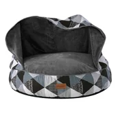 Pozostałe akcesoria dla psów - RECOBED pufa kocykiem Caspian XL Ø100cm - miniaturka - grafika 1