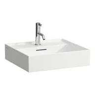 Umywalki - Laufen Kartell Umywalka wisząca lub meblowa 50x46 cm bez otworu na baterię biała H8103320001091 - miniaturka - grafika 1