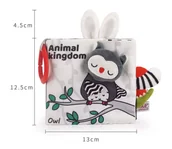 Zabawki sensoryczne - Książeczka kontrastowa dla dziecka SÓWKA sensoryczna zabawka - miniaturka - grafika 1