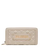 Portfele - LOVE MOSCHINO Duży Portfel Damski JC5600PP1MLA0110 Beżowy - miniaturka - grafika 1