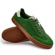 Trampki męskie - Trampki Męskie Zamszowe Big Star NN174188 Zielone - miniaturka - grafika 1