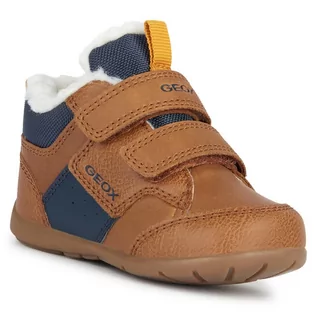 Buty dla chłopców - Półbuty Geox B Elthan Boy B361PB 0MEBC CR6F4 Tobacco/Navy - grafika 1