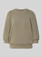 Bluzy damskie - Bluza z prążkowanymi wykończeniami model ‘TENNY’ - miniaturka - grafika 1
