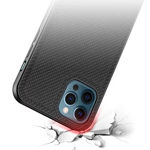 Dux Ducis Fino etui pokrowiec pokryty nylonowym materiałem iPhone 12 Pro Max czarny - Etui i futerały do telefonów - miniaturka - grafika 4