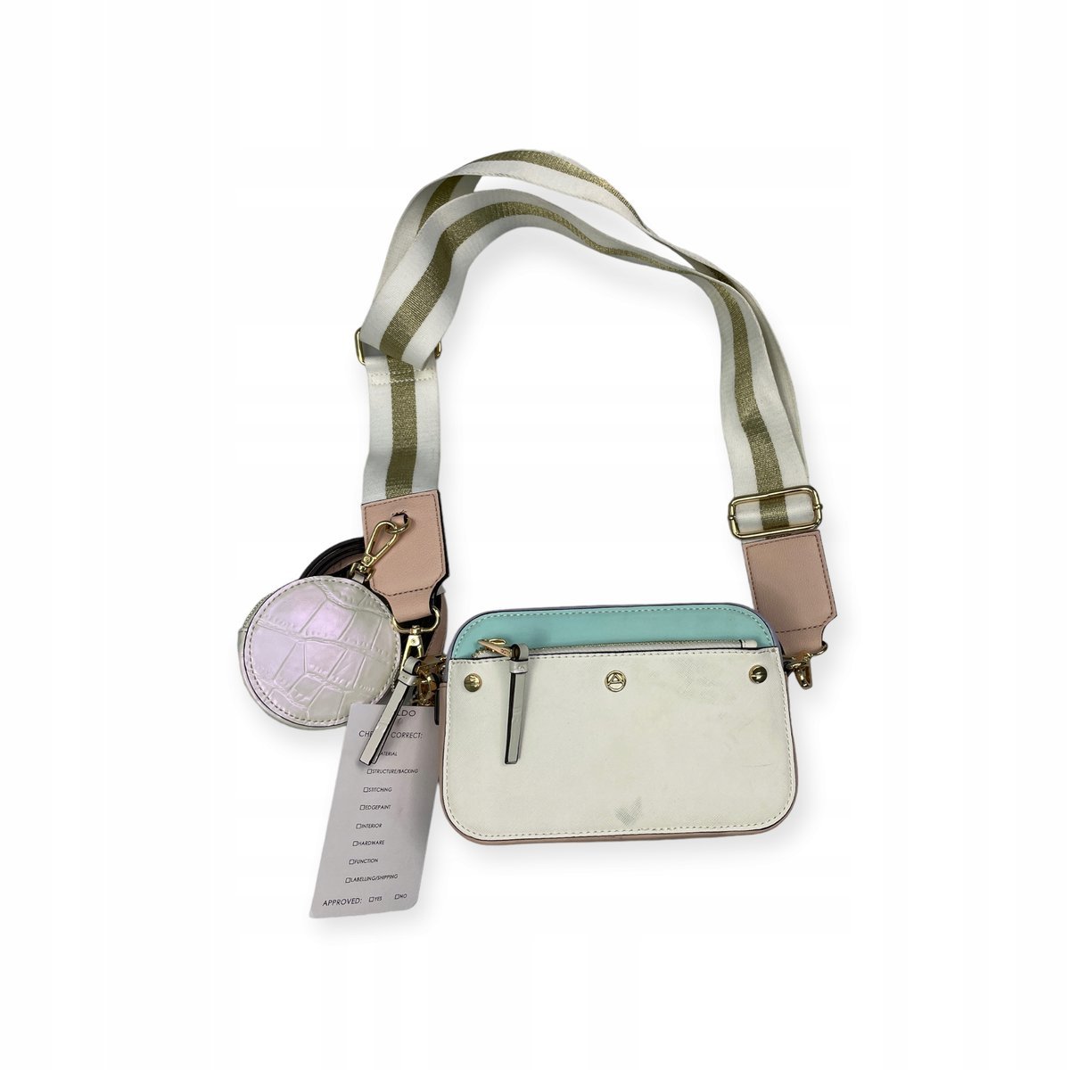 Mała podręczna torebka damska pasek Aldo