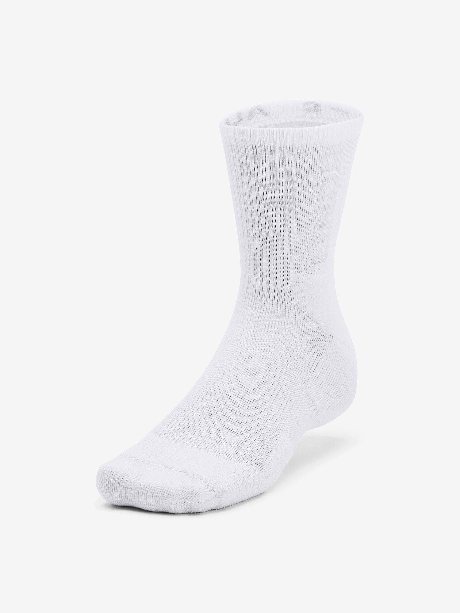 Skarpetki Under Armour 3-Maker 3pk Mid-Crew-WHT M
