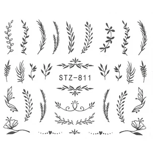 Naklejki Wodne Do Paznokci Letnie Wzory Stz 811 - Ozdoby do paznokci - miniaturka - grafika 1