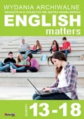 Książki do nauki języka angielskiego - Wydania archiwalne English Matters 13-18 (płyta CD) - miniaturka - grafika 1
