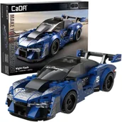 Klocki - Klocki Konstrukcyjne CaDA Niebieski Samochód miejski Night Flash 162 elementy - miniaturka - grafika 1