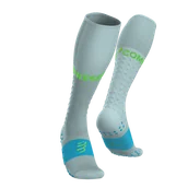 Skarpetki sportowe męskie - COMPRESSPORT Skarpety kompresyjne FULL SOCKS RUN ether/norse blue - miniaturka - grafika 1