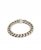 Bransolety męskie - GUESS Bransoletka męska srebrna r L - miniaturka - grafika 1