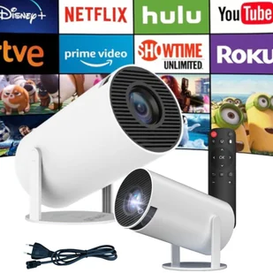 PROJEKTOR RZUTNIK DLA DZIECKA NA PREZENT FULL HD LED HDMI TV GŁOŚNIK BAJKI - Projektory dla dzieci - miniaturka - grafika 1