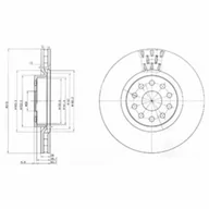 Tarcze hamulcowe - Delphi TARCZA HAMULCOWA ALFA ROMEO - miniaturka - grafika 1