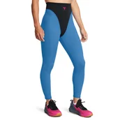 Legginsy - Damskie legginsy treningowe Under Armour Project Rock ProLet\'s Go Grind Ankle Leggings - niebieskie - miniaturka - grafika 1
