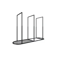 Akcesoria i części do okapów - Półka półokrągła GLOBALO AFRALO 170.1 Black - miniaturka - grafika 1