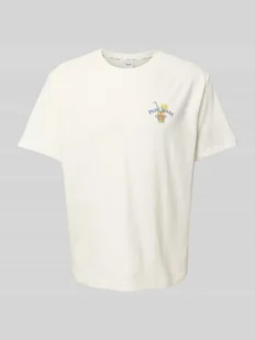 T-shirt o kroju regular fit z czystej bawełny - Koszulki męskie - miniaturka - grafika 1