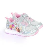 Buty dla dziewczynek - Cool Club, Buty sportowe dziewczęce, srebrne, świecąca podeszwa, Psi Patrol - miniaturka - grafika 1