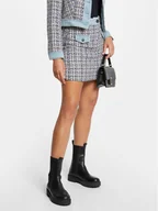 Spódnice - Morgan Spódnica mini 241-JOUCO Niebieski Regular Fit - miniaturka - grafika 1